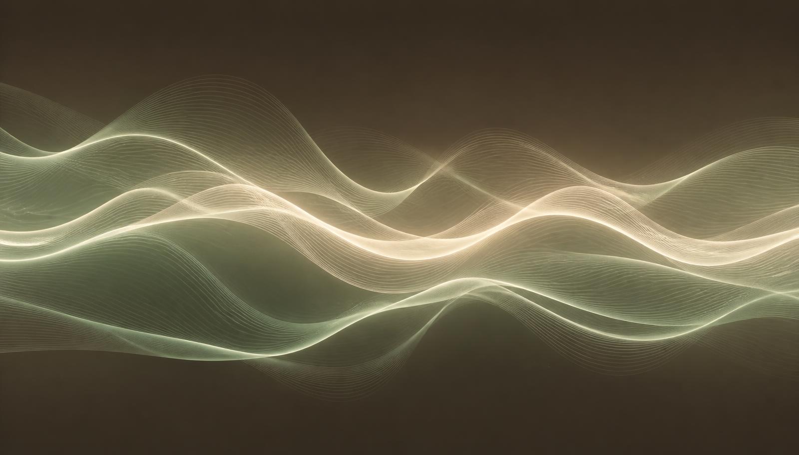 Ondas Theta luminosas em movimento
